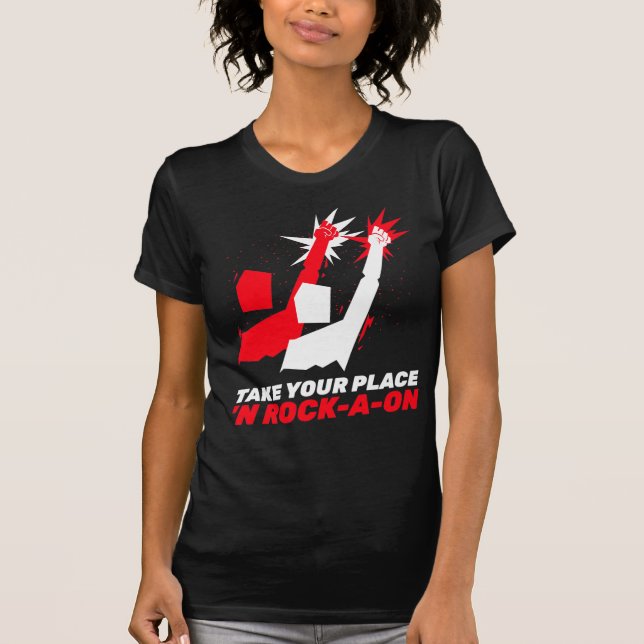 T-shirt Prenez votre place ‘N Rock-A-o-N 7 (Devant)