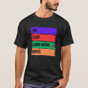 T-SHIRT PRENEZ-VOUS DES ROCHERS DE GRIPPE DE SOMMEIL RÉPÉT