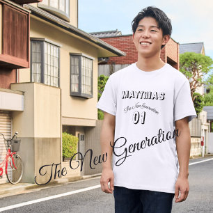 T-shirt Prénom "Matthias" - La nouvelle génération 01 -