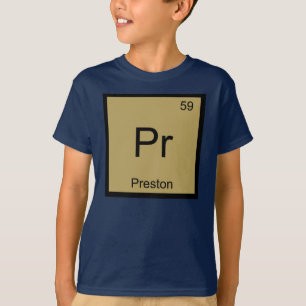 T-shirt Préon Nom Chimie Élément Tableau périodique