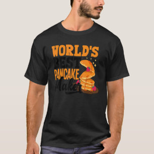 T-shirt Préparateur de crêpes Petit déjeuner Meilleur prép
