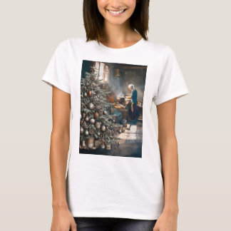 T-SHIRT PRÉPARATIFS POUR LE RÉVEILLON DE NOËL