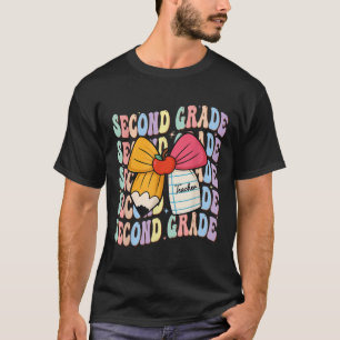 T-shirt Préparation crayon Coquette Arc Retour à l'école 2