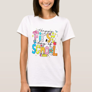 T-shirt Préparation de rentrée scolaire Premier jour d'éco