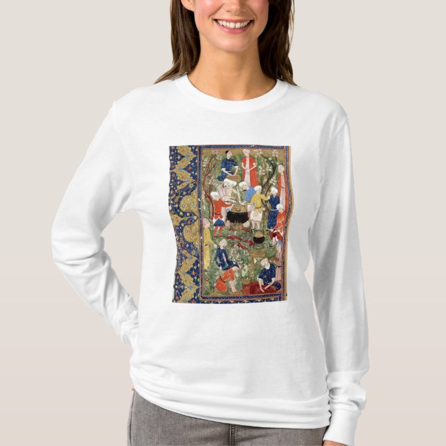 T-shirt Préparation d'un repas (Devant)