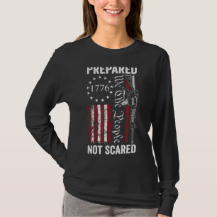 T-shirt Préparé Sans Peur 2ème Amendement Ar15 Pro Gun Pr