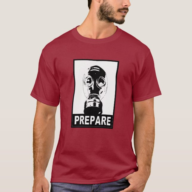 T-shirt Préparez ! - Monocrome (Devant)