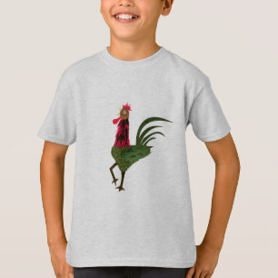 T-shirt Préparez vos enfants à la ferme avec notre coq