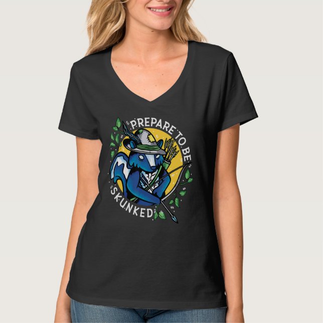 T-shirt Préparez-Vous À Être Ignoré Lecteur Cribbage 1 (Devant)