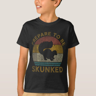 T-shirt Préparez-Vous À Être Skunked Cribbage Amateurs Vin