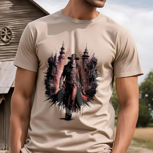 T-shirt Préparez-vous pour la frontière - Steampunk Cowboy