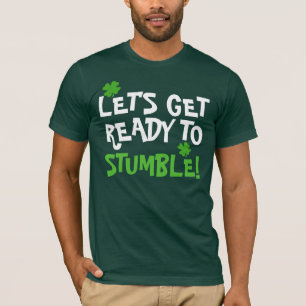 T-shirt Préparons-nous à trébucher
