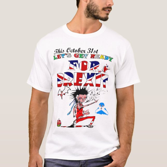 T-shirt Préparons-nous au Brexit (Devant)