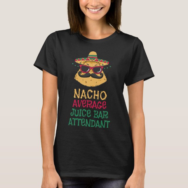 T-shirt Préposé au jus nacho moyen Cinco De Mayo  (Devant)