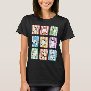 T-shirt Preppy Ghost Lecture Livres Enseignant Halloween L