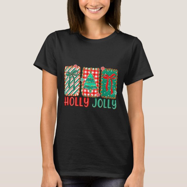T-shirt Preppy Joy To The World Xmas Greatest Gift Of All  (Devant)