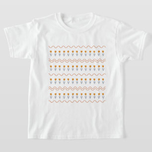 T-shirt Preppy Super Stripe Tulip Motif
