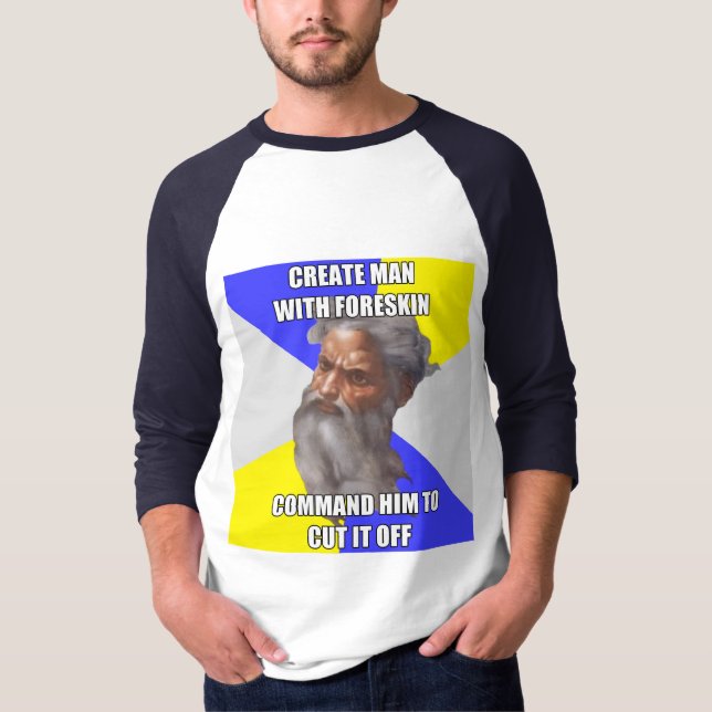 T-shirt Prépuce de Dieu de Troll (Devant)