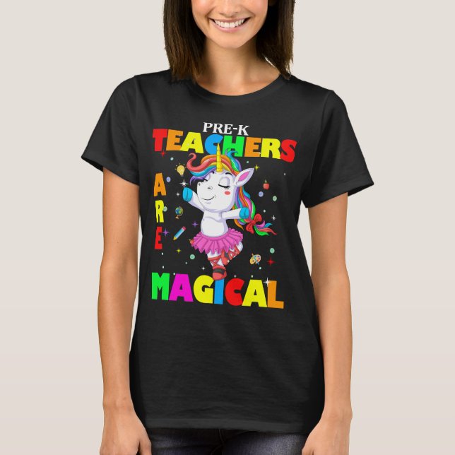 T-shirt prés k professeur sont magiques (Devant)