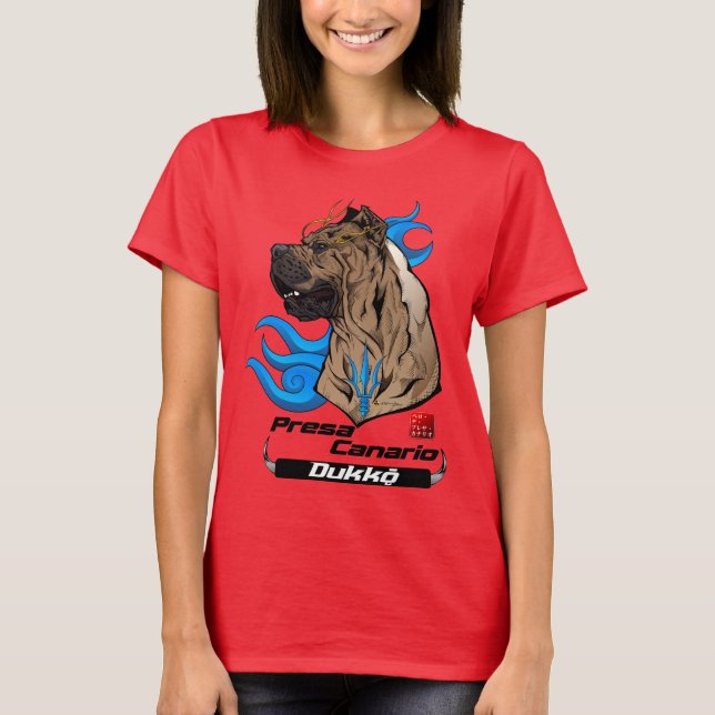 T-shirt Presa Canario Dukkǭ (Devant)
