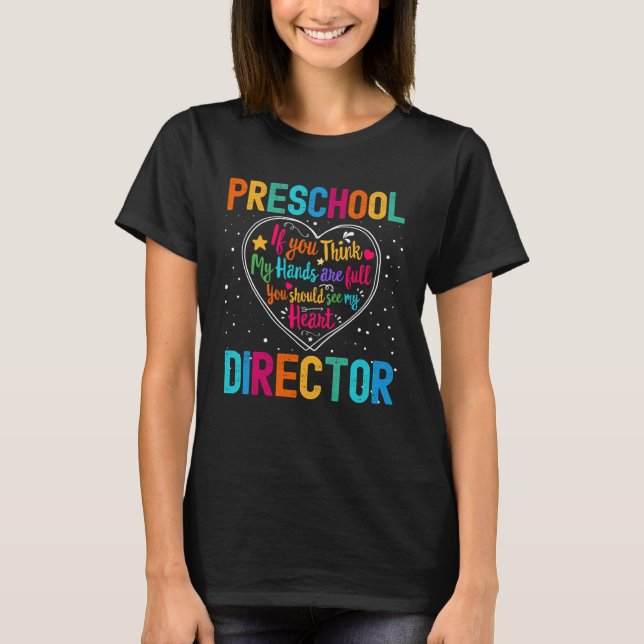 T-shirt Preschool Director Appreciation Week Back to Schoo (Devant)
