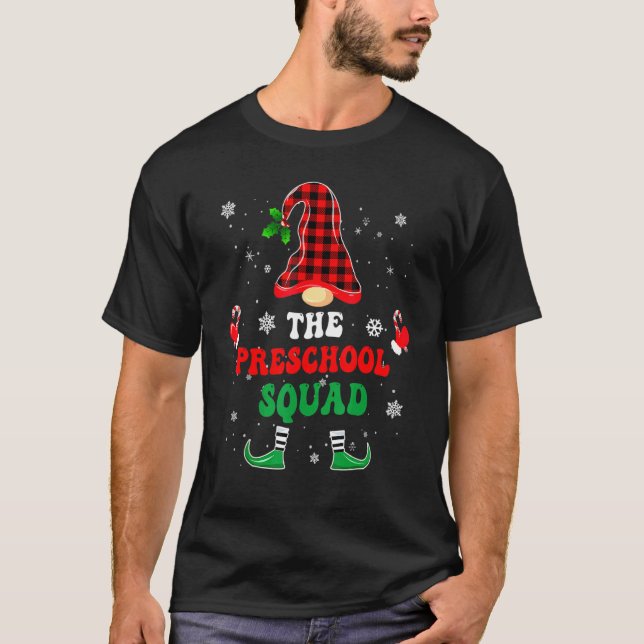 T-shirt Preschool ELF Squad  Christmas ELF Teacher Kids Gr (Devant)