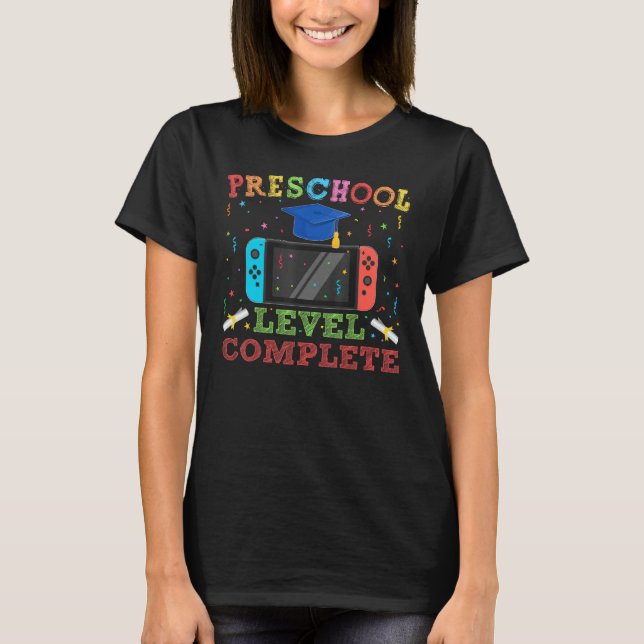 T-shirt Preschool Level Complete Graduation Senior Gamer B (Devant)