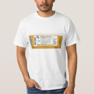 T-shirt Prescription pour le café