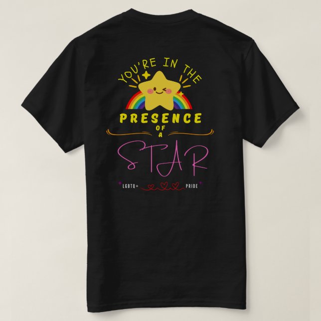 T-shirt Présence de star (Design dos)