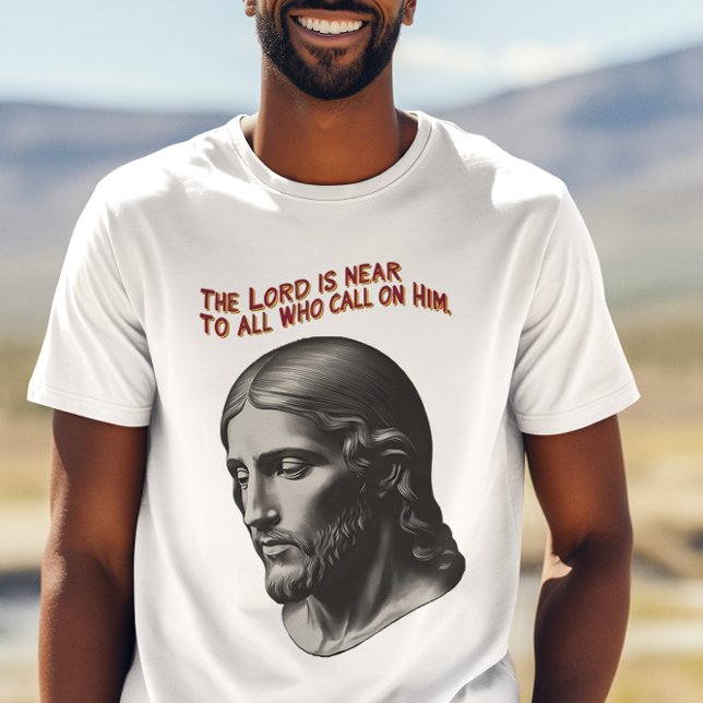 T-shirt Présence Divine : Le Seigneur Est Proche (Créateur téléchargé)