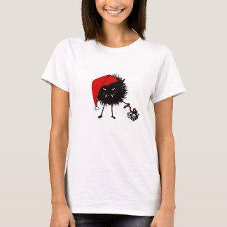 T-shirt Présent s'ouvrant d'insecte mauvais de Noël