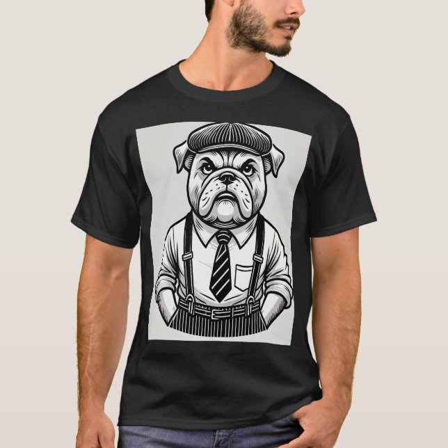 T-shirt Présentation de Bruno, le muscle de la troupe (Devant)
