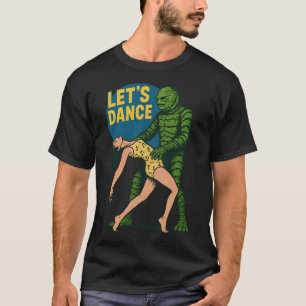 T-shirt Présentation de créature Let's Dance - Rétro Monst