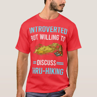T-shirt Présentation de la randonnée pédestre à travers la