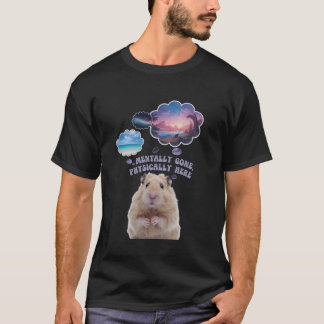 T-shirt Présentation de mème Hamster mème mignon esthétiqu