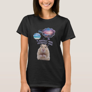 T-shirt Présentation de mème Hamster mème mignon esthétiqu