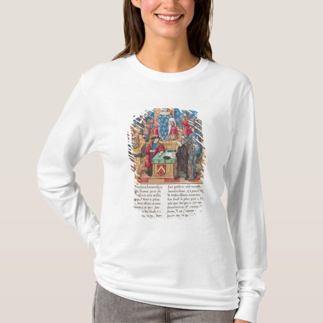 T-shirt Présentation des mémoires à Louis XI (Devant)