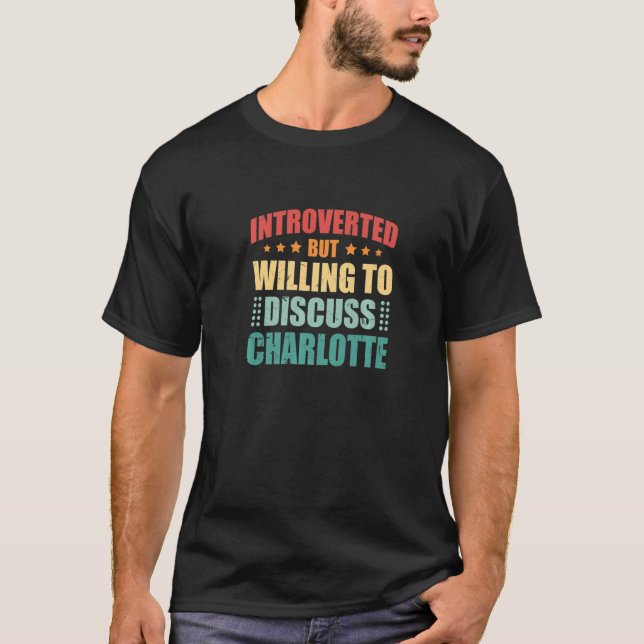 T-shirt Présenté Mais Prêt À Discuter De Charlotte Antis (Devant)
