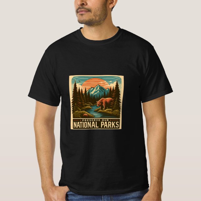 T-shirt Preserve Our National Parks (Devant)