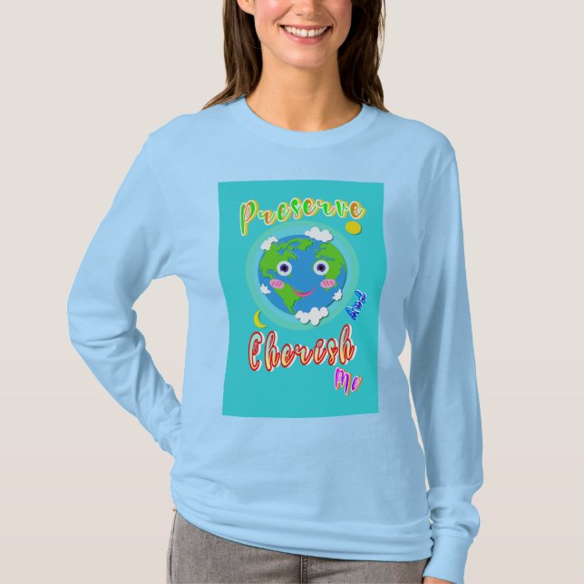T-shirt Préserver Et Chercher Moi (Devant)