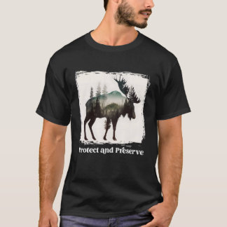 T-shirt Préserver et protéger le parc national Vintage m v