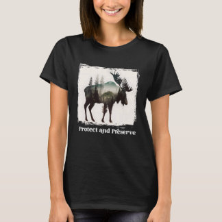 T-shirt Préserver et protéger le parc national Vintage m v