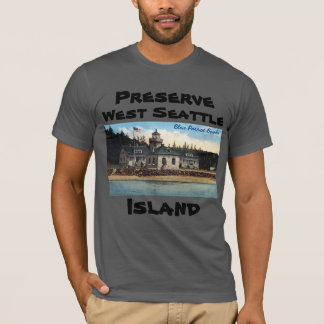 T-shirt Préserver West Seattle Island Alki Point Lighthous