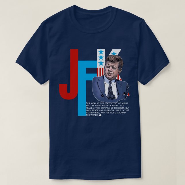 T-SHIRT PRÉSIDENCE JFK (Design devant)