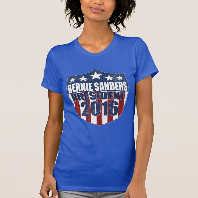 T-shirt Président 2016 de ponceuses de Bernie (Devant)