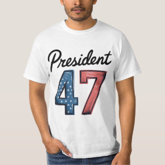 T-shirt Président 47 | 47e président des états-unis