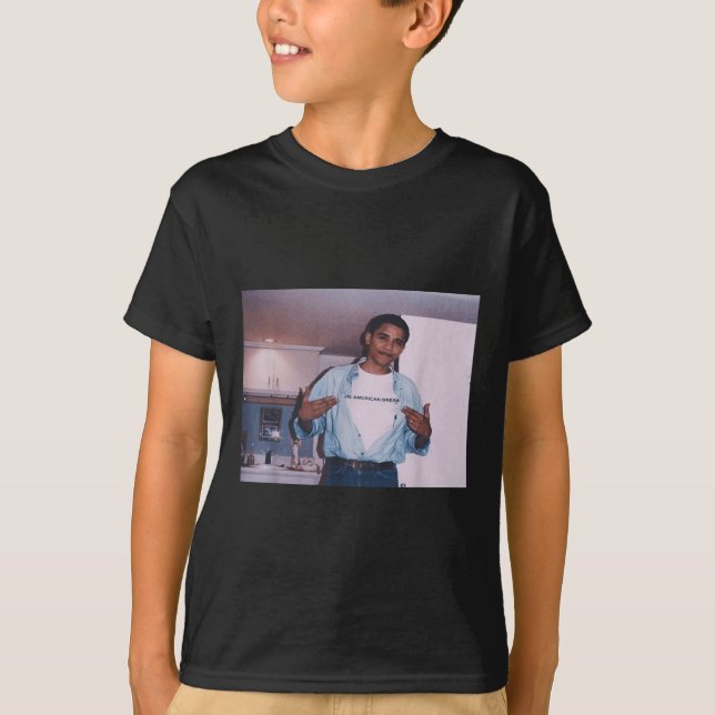 T-shirt Président Barack Hussein Obama (Devant)
