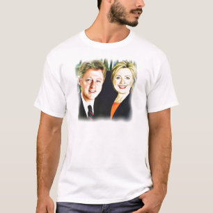 T-shirt Président Bill Clinton et Président Hillary Clinto