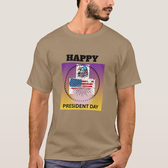 T-SHIRT PRESIDENT DAY OF THE AMERICA (Devant)