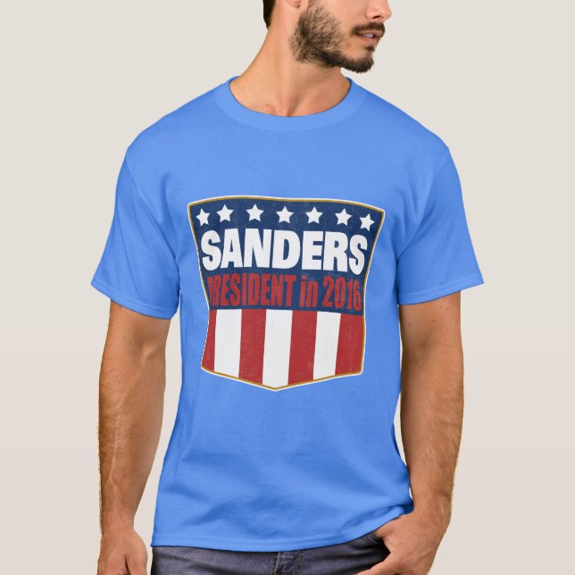 T-shirt Président de ponceuses de Bernie en 2016 (Devant)